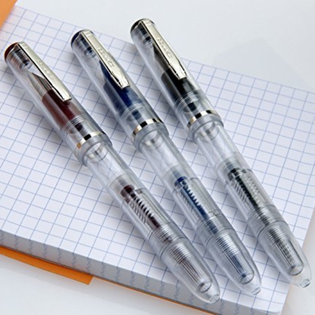 Dollar Transparent Filler Fountain Pen