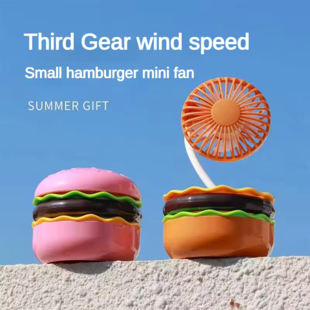 Hamburger Portable Mini Fan