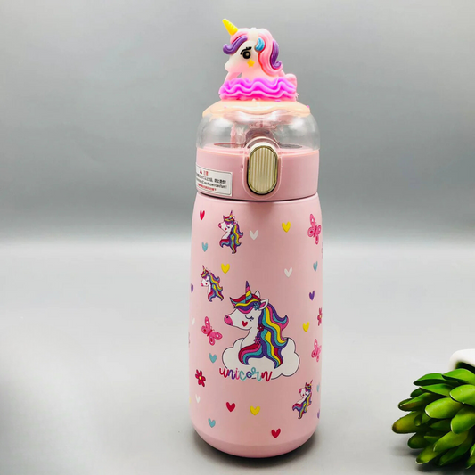 Cute Unicorn Stainless Steel Sipper