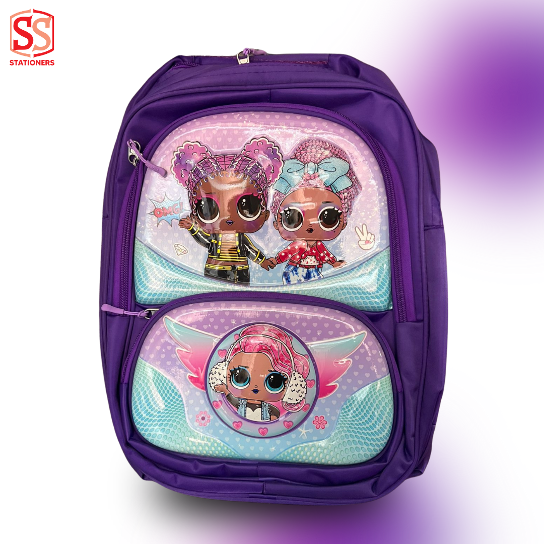 Little Girl Character School Bag (18 inch)