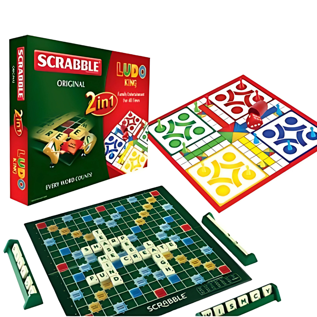 Scrabble & Ludo King Board Game 2in1