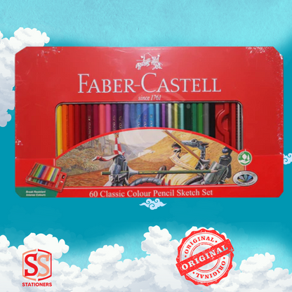 Faber Castell - Classic Color Pencil Set Tin Box 60/100