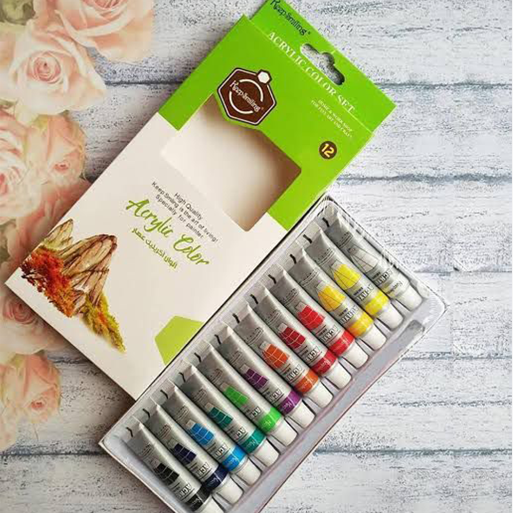 Keep Smiling Acrylic Color Painting Colors – SS Stationers