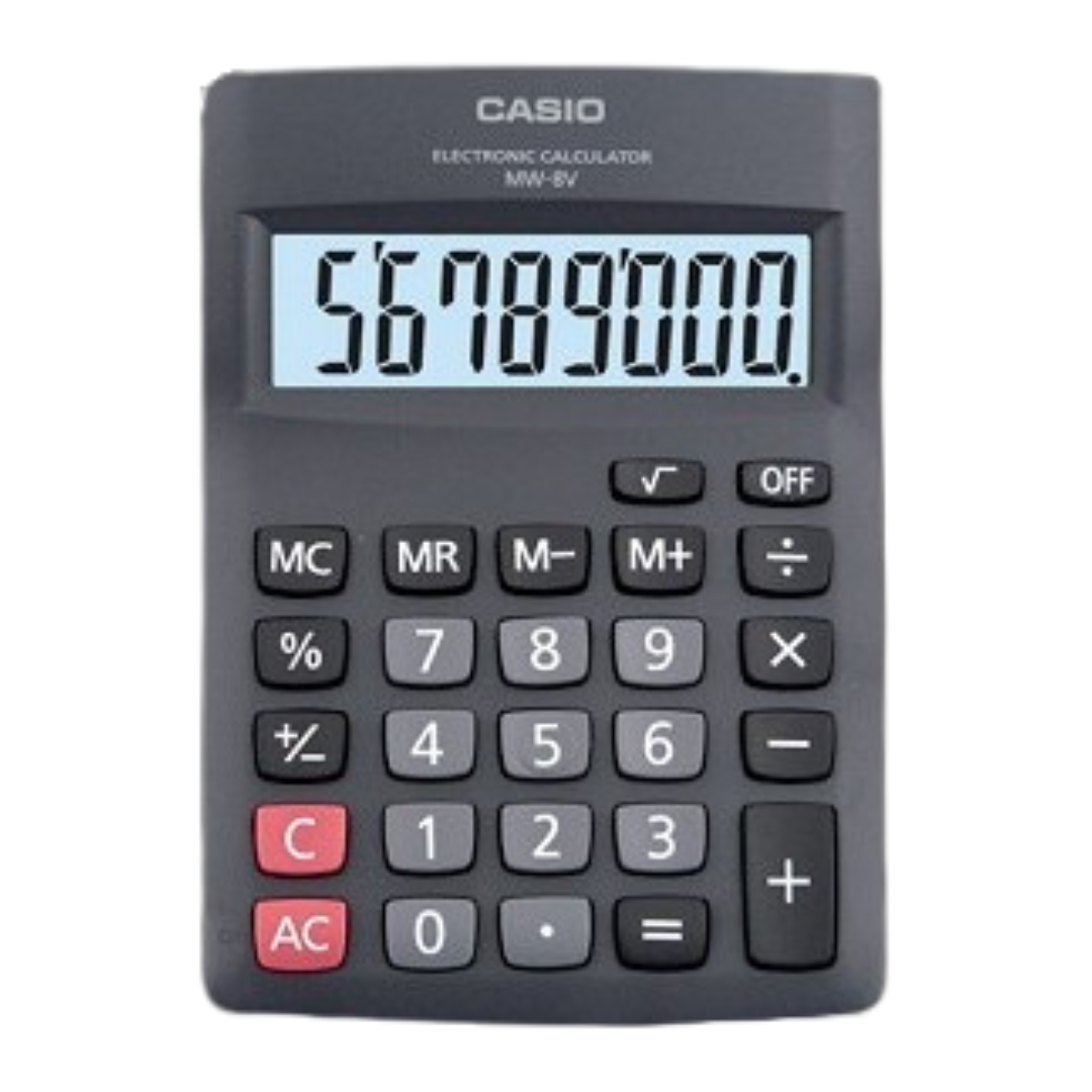 Casio Calculator MW-8V