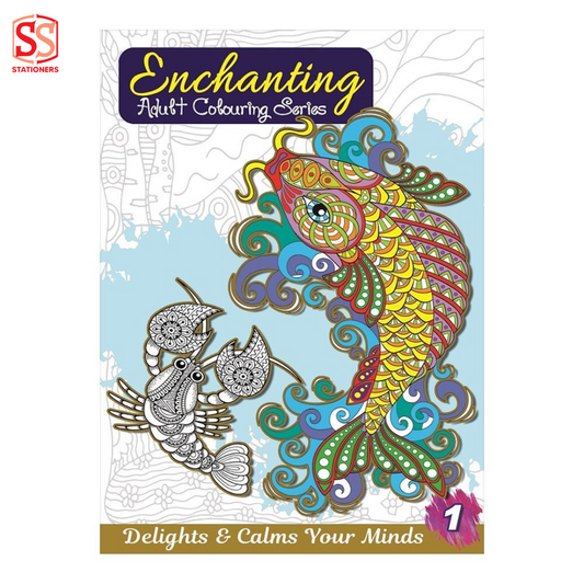 ENCHANTING ADULT COLORING BOOK SERIES 1