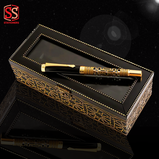 Embassador Elegant Design Gold Color Ball Pen Gift Set