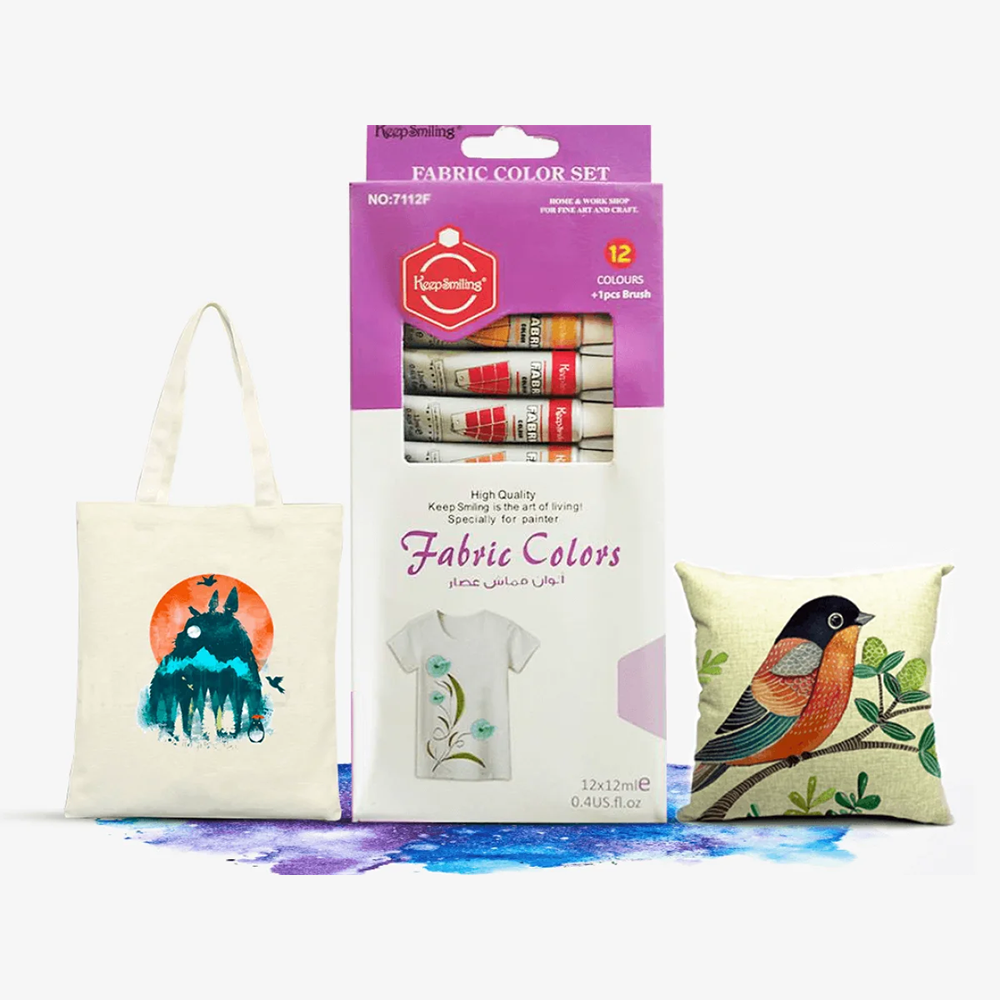 Keep Smiling Fabric Color Painting Colors – SS Stationers