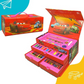 54 Pieces Art Gift Set with Drawers Boys