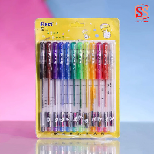 First Glitter Gelpen Pack Of 12