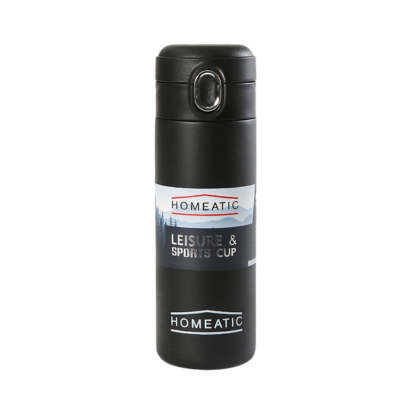 HOMEATIC 8003 STEEL WATER BOTTLE 400 ML