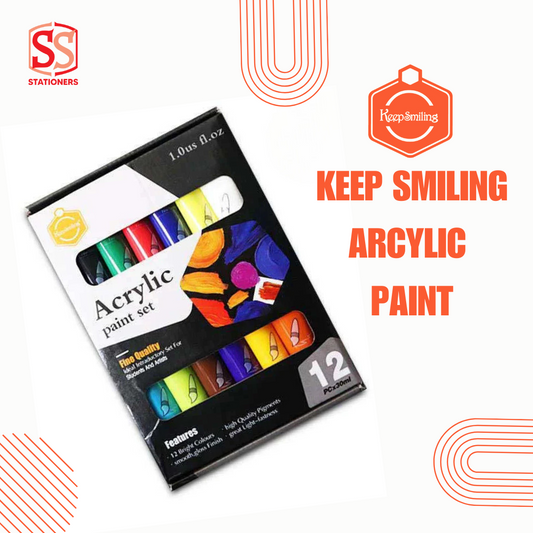 Keep Smiling Acrylic Set of 12/18/24/36