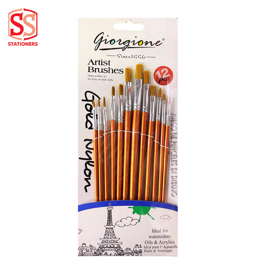 Giorgione Artist Brush Set of 12