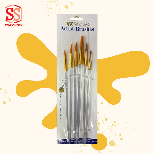 Wei Yi Artist Brushes- 6 pcs