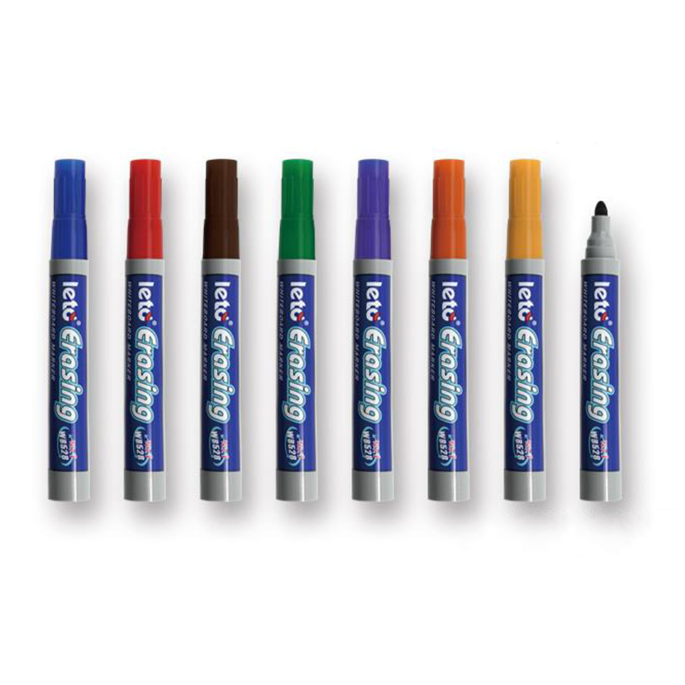 LETO Erasable White Board 8 Colour Marker