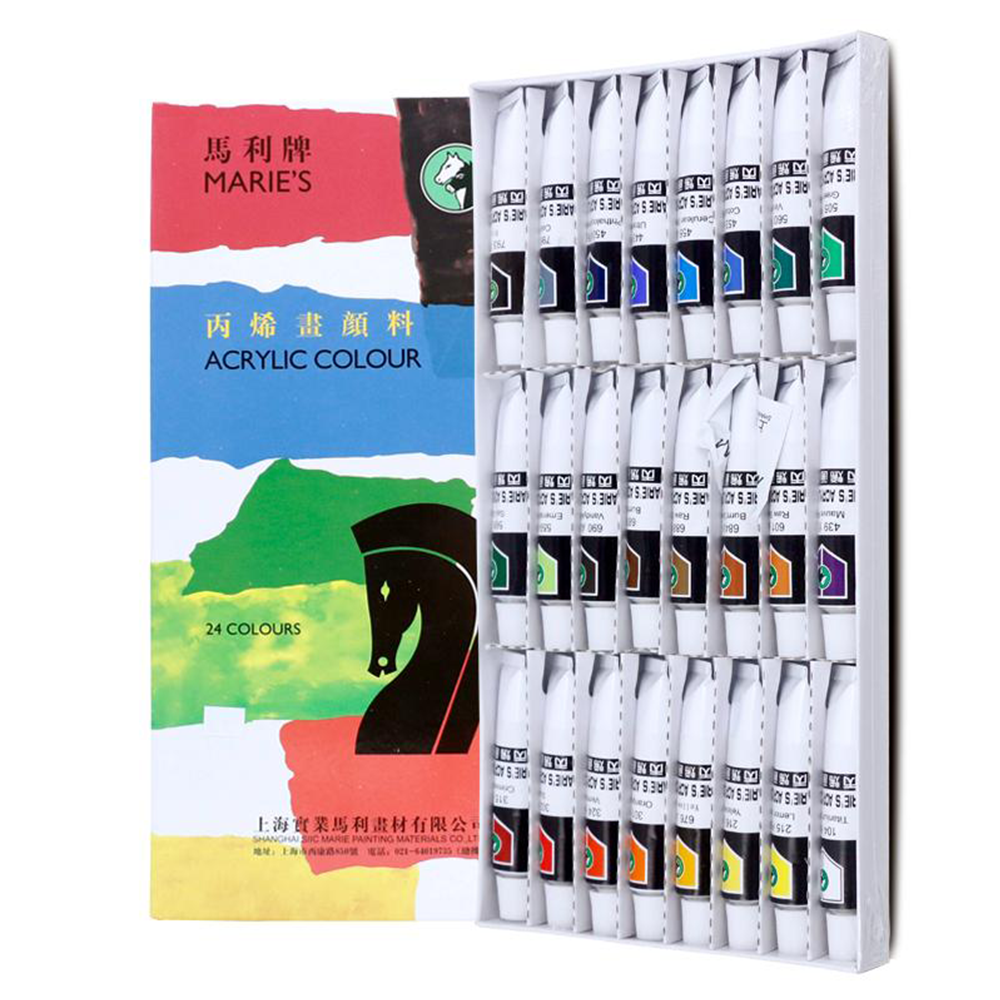 Maries Acrylic Colors Paint Set of 12/18/24/36