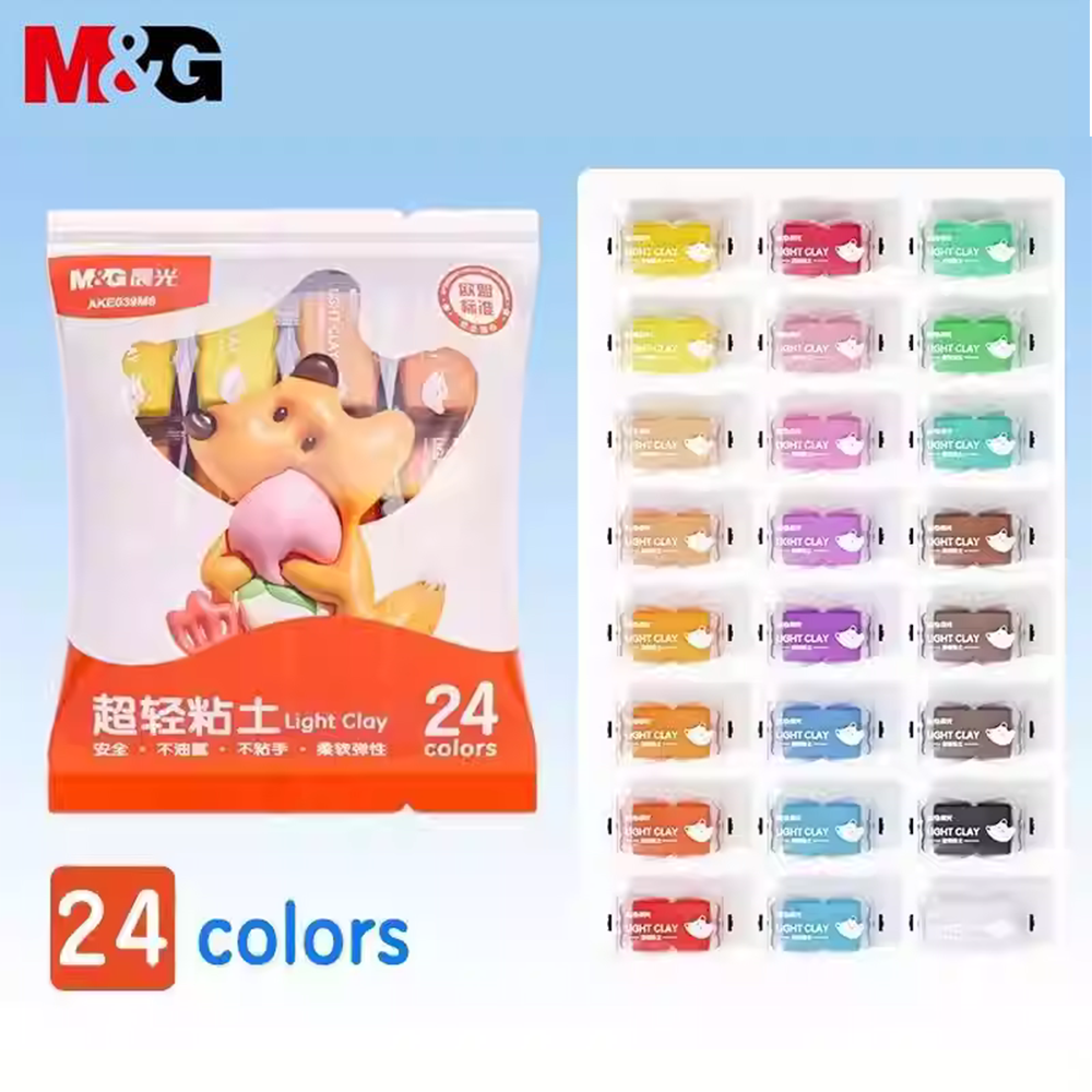 M&G Super Foam Clay 12/24 Colors Pack