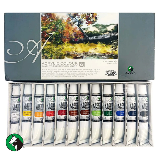 Maries Acrylic Colors Paint Set of 12/18/24/36