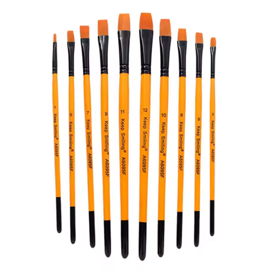 Keep Smiling -A6095F Artist Paint Brush Set of 10