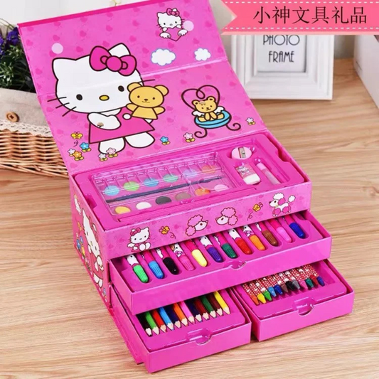 54 Pieces Art Set with Drawers Girls