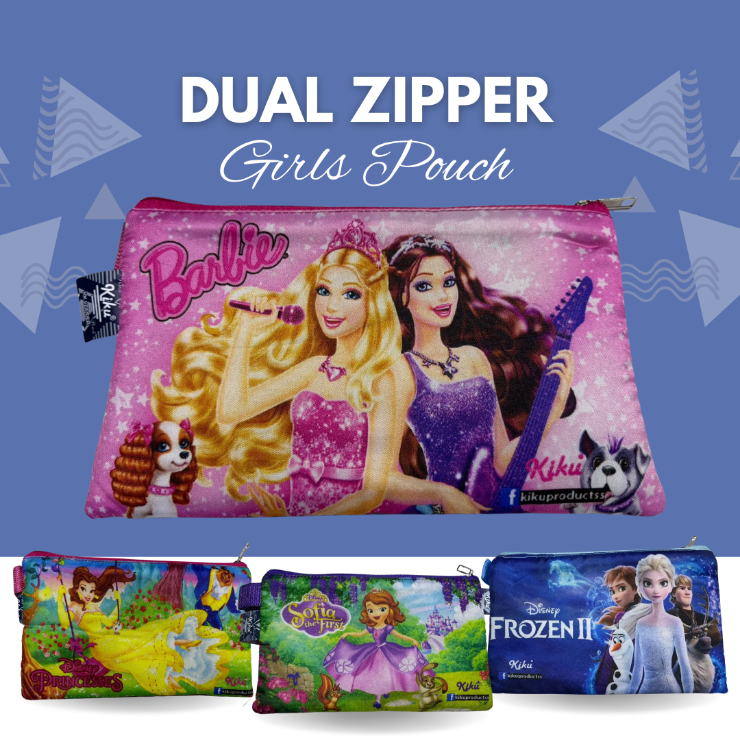 Dual Zipper Pouch (Girls)