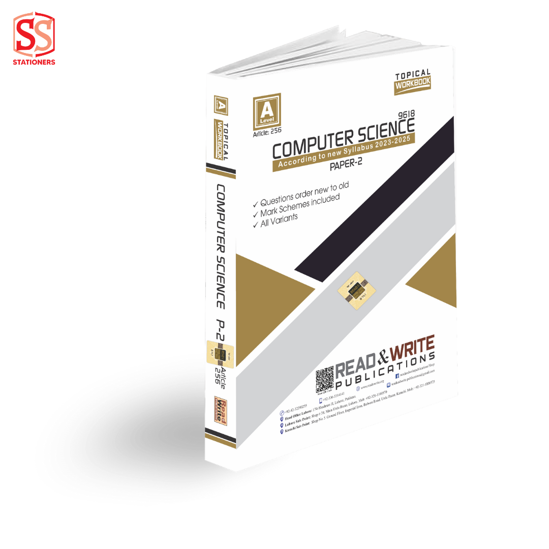 A Level Computer Science Paper 2 Topical Workbook 256 – SS Stationers
