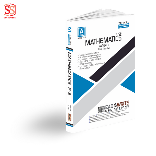 A Level Mathematics Paper 3 Topical Worked Solutions 378