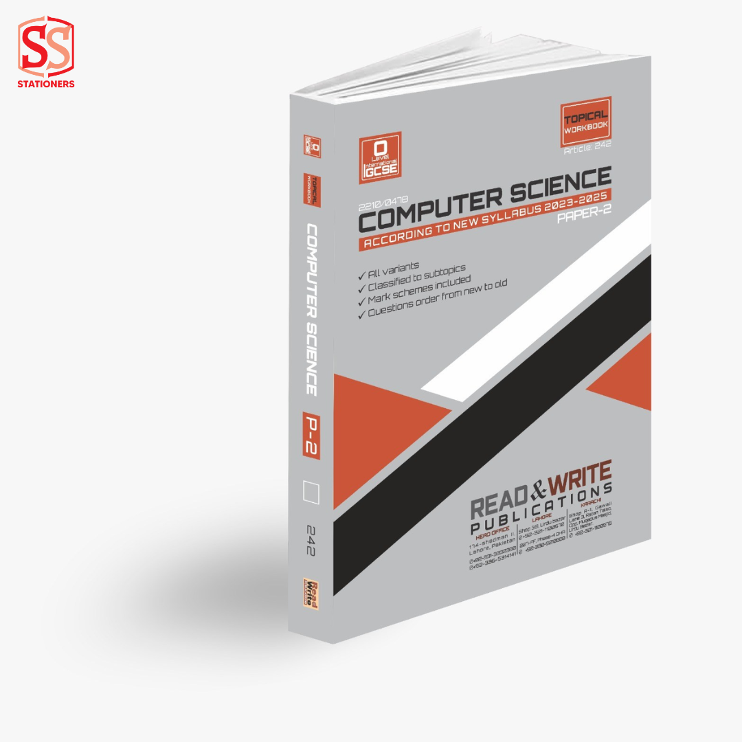 O Level/IGCSE Computer Science Paper-2 Topical Workbook 242 – SS Stationers