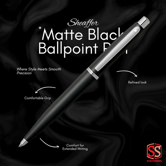 Sheaffer VFM 9405 Matte Black Ballpoint Pen