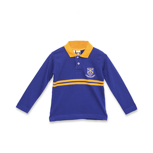 BSS BOYS POLO WITH CONTRAST COLLAR PLAYGROUP TO GRADE 2