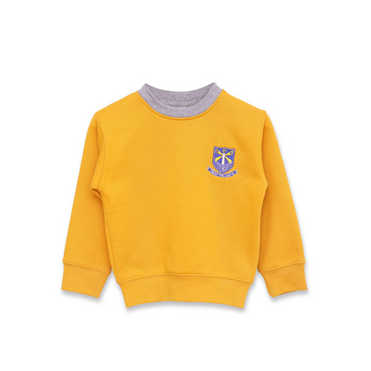 BSS UNISEX CREW NECK F/S SPORTS SHIRT PLAYGROUP TO GRADE 2