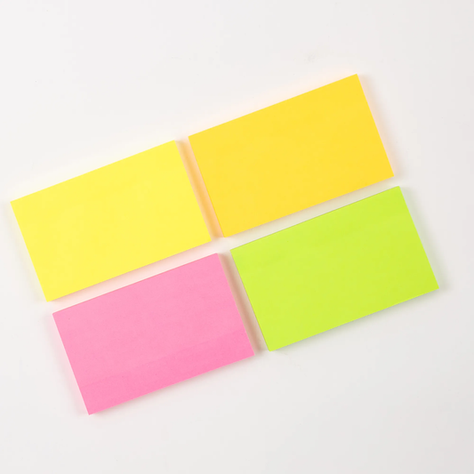 Bright Colored Sticky Notes 3X3 / 3x4 / 3x5 Inch