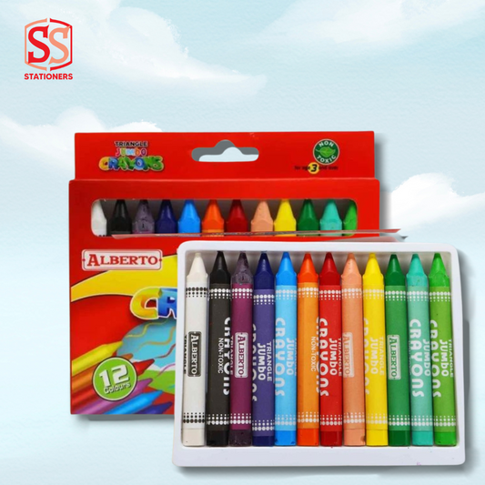 Alberto Triangle Jumbo Crayons