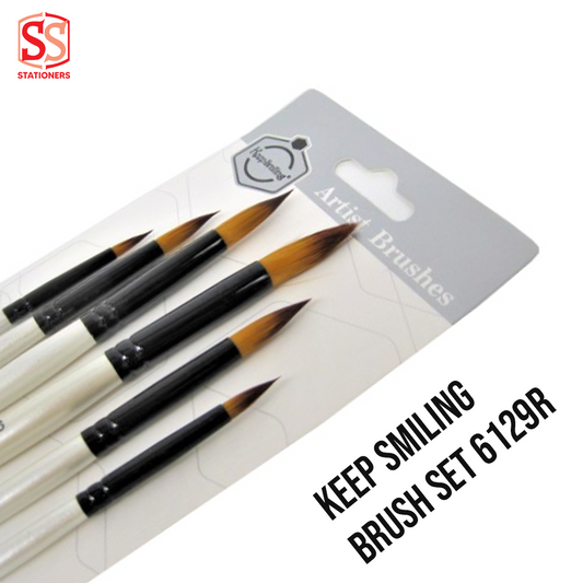 Keep Smiling - 6129R Brush Set of 6