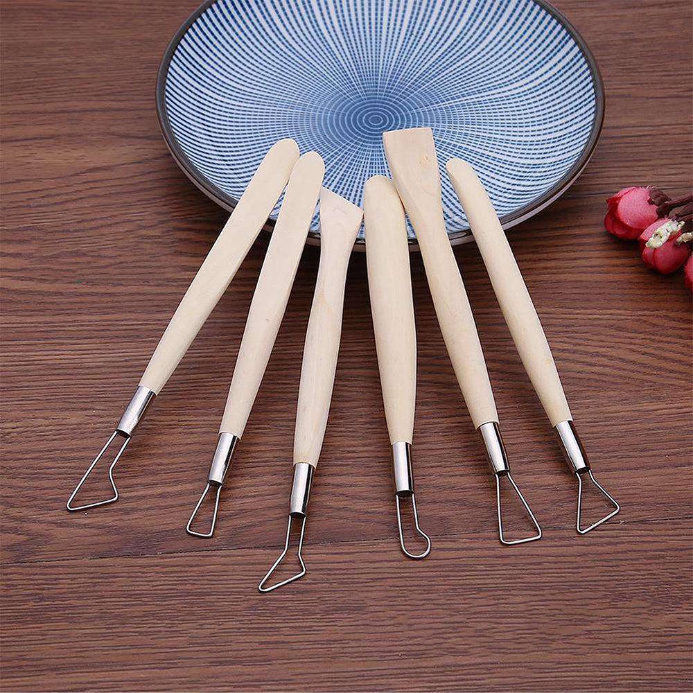 Keep Smiling carving set Single End Tool 6 Pcs