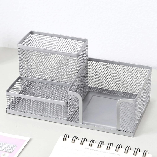 Mesh Metal Desk Organizer (BLACK COLOR)