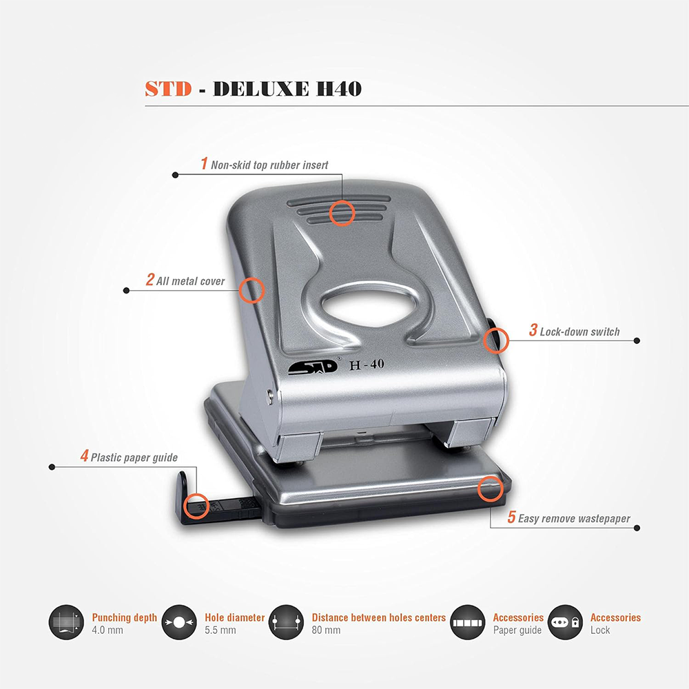 STD Metal Hole punch H-40